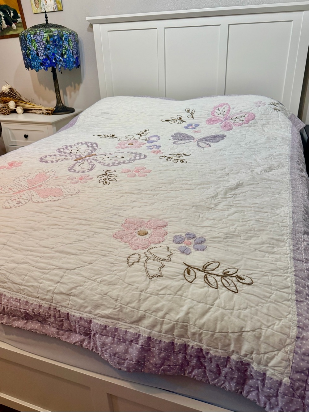 Pottery Barn Kids Gabrielle butterfly twin quilt